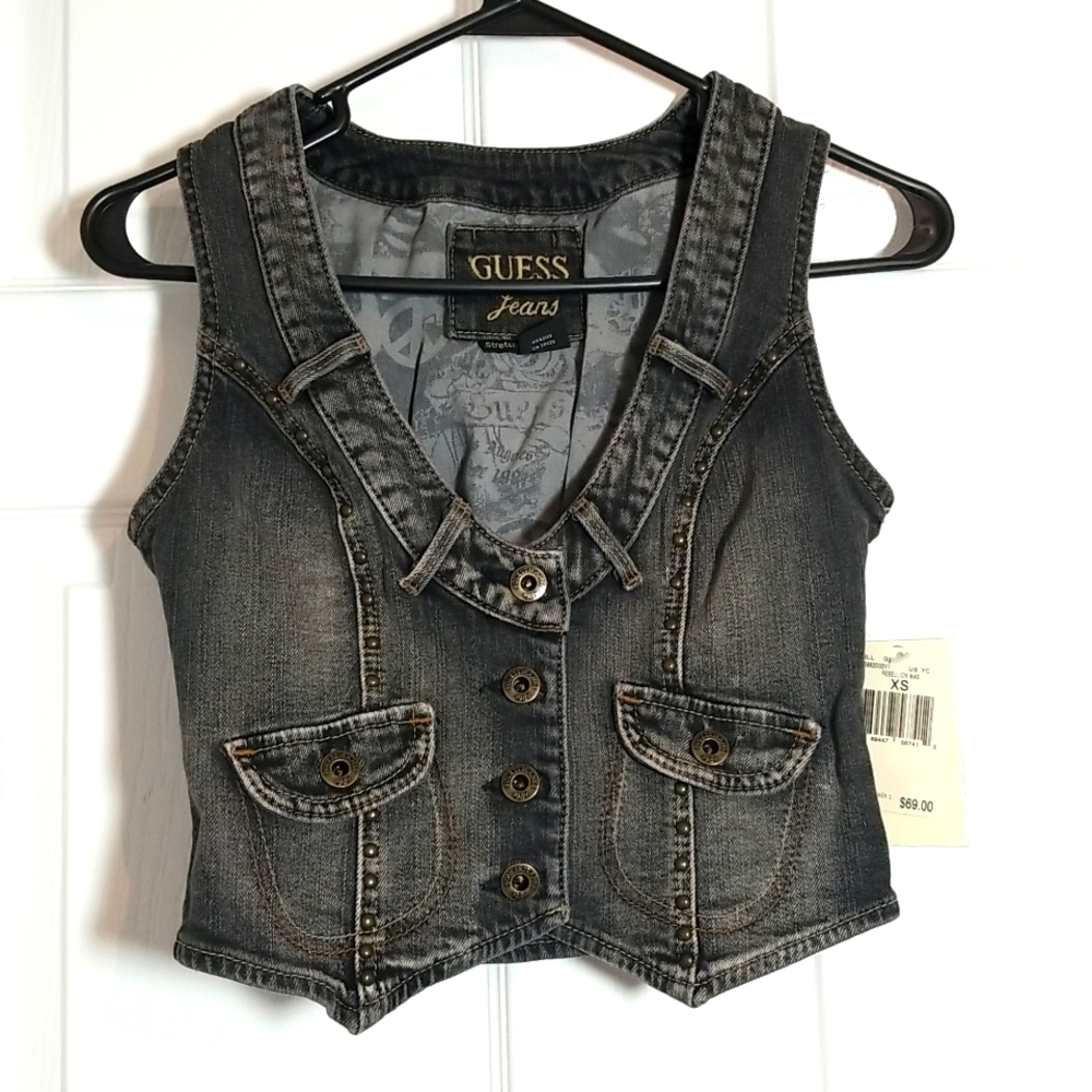 NWT Guess Jeans Vest